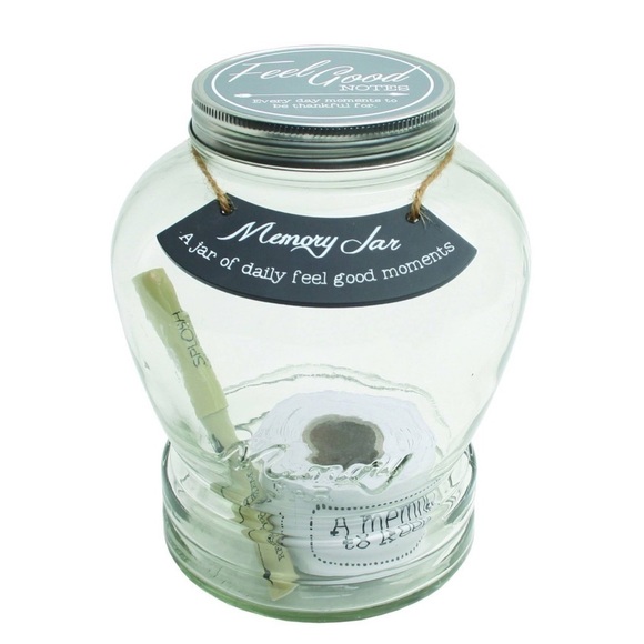 Memory Jar Gift Set Feel Good Memory Keeper NEW - Picture 1 of 8